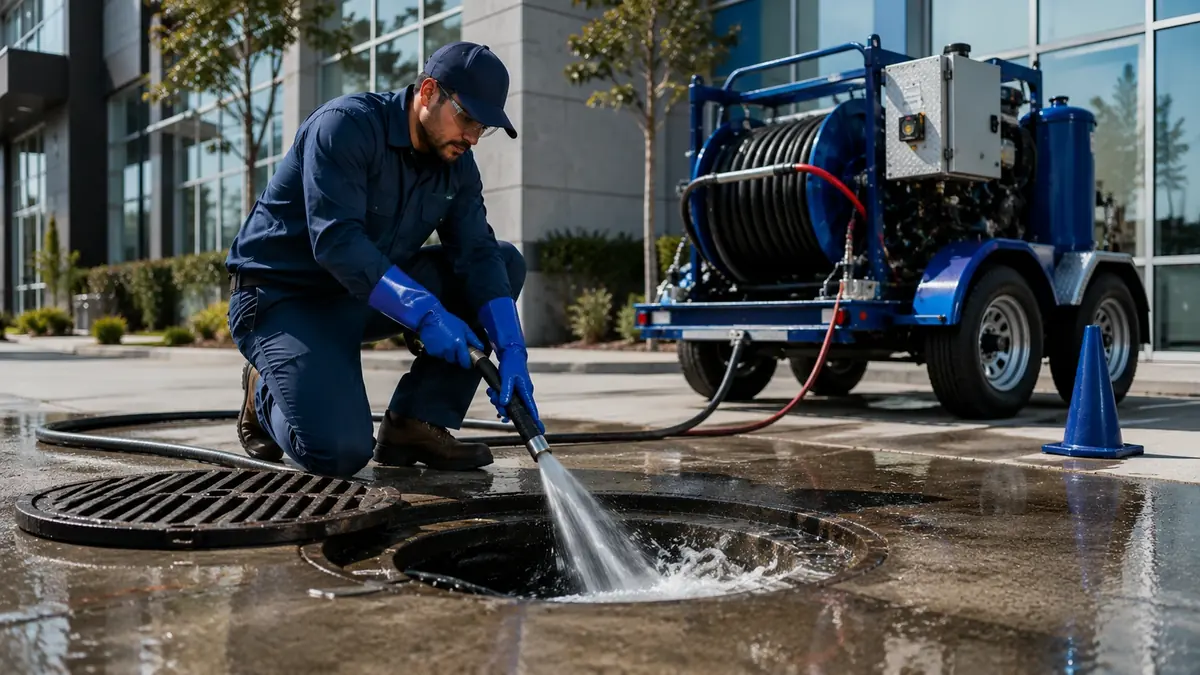 Commercial Hydro Jet Drain Cleaning in San Bruno