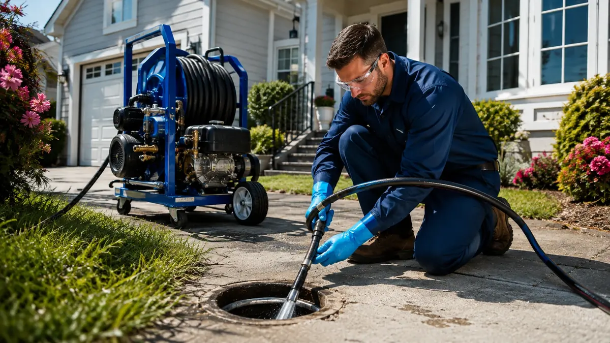 Residential Hydro Jet Drain Cleaning in San Bruno