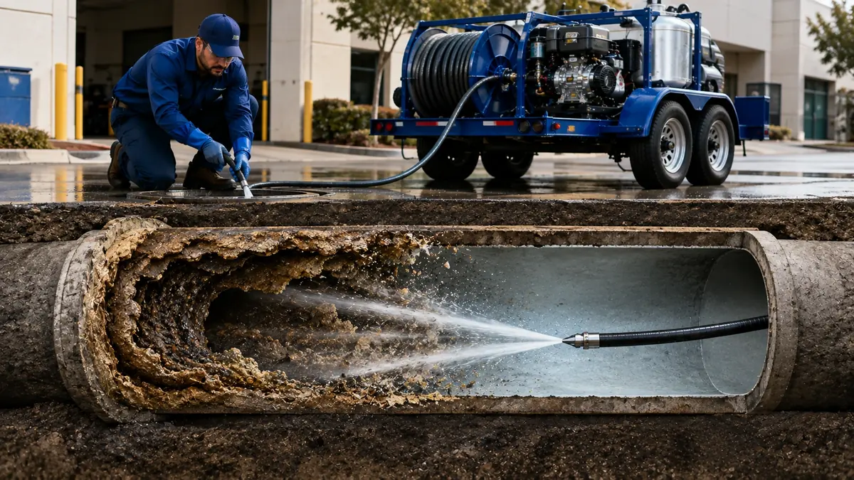 Sewer Pipe Descaling in San Bruno